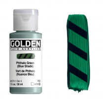 Golden Fluid Acrylic 1oz Phthalo Green (Blue Shade)