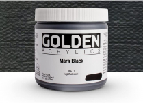 Golden Heavy Body Acrylic 16oz Mars Black