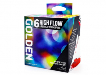 Golden Acrylic High Flow Airbrush Set 6x30ml