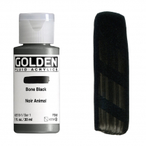Golden Fluid Acrylic 1oz Bone Black