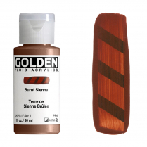 Golden Fluid Acrylic 1oz Burnt Sienna