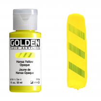 Golden Fluid Acrylic 1oz Hansa Yellow Opaque