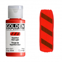 Golden Fluid Acrylic 1oz Naphthol Red Light