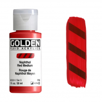 Golden Fluid Acrylic 1oz Naphthol Red Medium