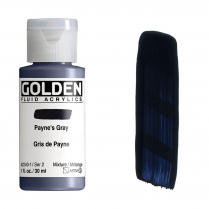 Golden Fluid Acrylic 1oz Paynes Grey
