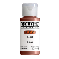 Golden Fluid Acrylic 1oz Azo Gold