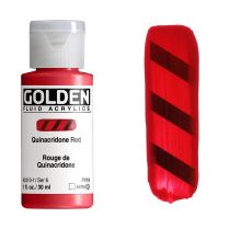 Golden Fluid Acrylic 1oz Quinacridone Red