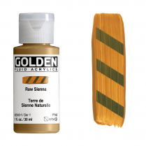 Golden Fluid Acrylic 1oz Raw Sienna