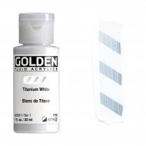 Golden Fluid Acrylic 1oz Titanium White