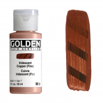 Golden Fluid Acrylic 1oz Iridescent Copper (Fine)