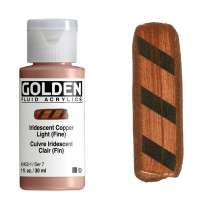 Golden Fluid Acrylic 1oz Iridescent Copper Light (Fine)