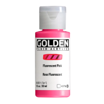 Golden Fluid Acrylic 1oz Fluorescent Pink