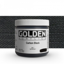 Golden Heavy Body Acrylic 16oz Carbon Black