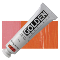 Golden Heavy Body Acrylic 2oz Pyrrole Orange