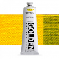 Golden Heavy Body Acrylic 5oz Benzimidazolone Yellow Medium