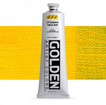 Golden Heavy Body Acrylic 5oz C.P. Cadmium Yellow Dark