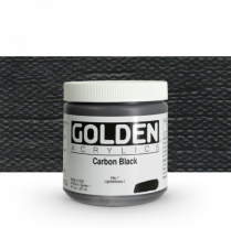 Golden Heavy Body Acrylic 8oz Carbon Black