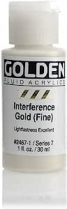 Golden High Flow Acrylic 1oz Interference Gold (Fine)