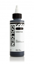 Golden High Flow Acrylic 4oz Carbon Black