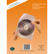 CD POCKET W/FLAP 3L 10/PACK