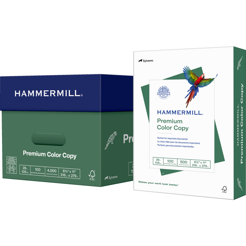 Hammermill Premium Color Copy Paper 8.5x11,100 Bright, Color Copy