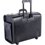 Nextech™ Rolling Catalogue Case 15.6" Leather Black