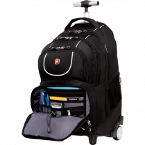 SwissGear® Computer Backpack on Wheels 15.6" Black