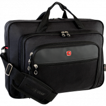 SwissGear® Deluxe Notebook Case with Tablet Pocket 17.3" Black