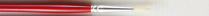Acrilex White Bristle Brush 1450R Round Size 2