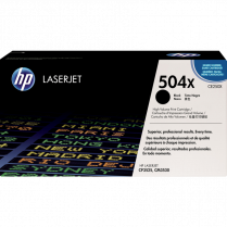 HP TonerJet Toner Cartridge High Yield #504X Black