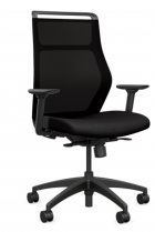 SitOnIt Hexy High Back Multi Adjustment Task Chair Black