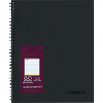 Cambridge® QuickNotes® Business Notebook Planner 11" x 8-3/8" 80 sheets