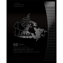 Hilroy Premium Exercise Book Notebook 60 Pages 9-1/8" x 7-1/8" Black