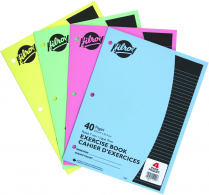Hilroy Exercise Book, 3 Hole Punched, 40 Pages, 4/Pkg,