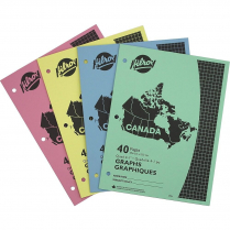 Hilroy Canada 4:1" Graph Exercise Book 8-1/2"x11"