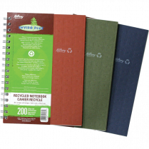 Hilroy Enviro-Plus™ Recycled Notebook 9-1/2x6" 200 pgs Assorted Colours