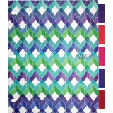 Five Star® Style Index Dividers 5 Tab Assorted Designs