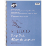 Hilroy Studio® Scrap Book 14" x 11" 20 sheets