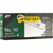 Hilroy Press-it Seal-it® Envelopes #10 Security 45/box