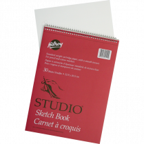 Hilroy Studio® Sketch Book 9" x 12" 30 sheets/pad