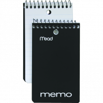 Mead® Memo Book Open End Coil Bound 3" x 5" 60 pages