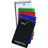 Mead® Memo Book Open End Coil Bound 3" x 5" 60 pages