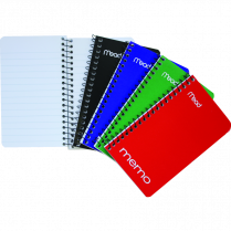 Mead® Memo Book Open Side Coil Bound 5" x 3" 60 pages