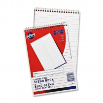 Hilroy Centre Line Steno Book 6" x 9" Top Coil 120 Pages