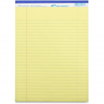 Hilroy Perf-Perfect Business Notepad Ruled 8-1/2" x 11" Yellow