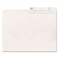Hilroy 1/2 Tab File Folders Letter Ivory 100/box