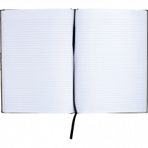 Cambridge® Tech Bungee™ Executive Notebook  9" x 6-3/8" 80 Sheet Black