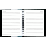 Cambridge® Wirebound Hard Cover Notebook 9-1/2" x 7-1/4" 160 pages Black