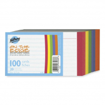 Hilroy On The Edge Index Cards 3" x 5" 100/pkg