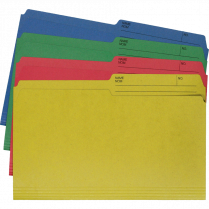 Hilroy Enviro-Plus™ Reversible File Folders Legal Assorted 40/pkg